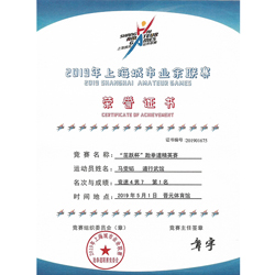 2019年上海  跆拳道城市联赛 获34金16银1铜 奖牌榜第一 竞技榜第一